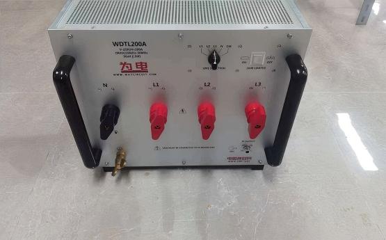 WDTL200A_50μH_50Ω_three_phasefour_wire_V-type_artificial_mains_network.jpg